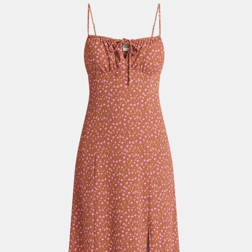 No Boundaries Women’s Maxi Dress with Front Slit
